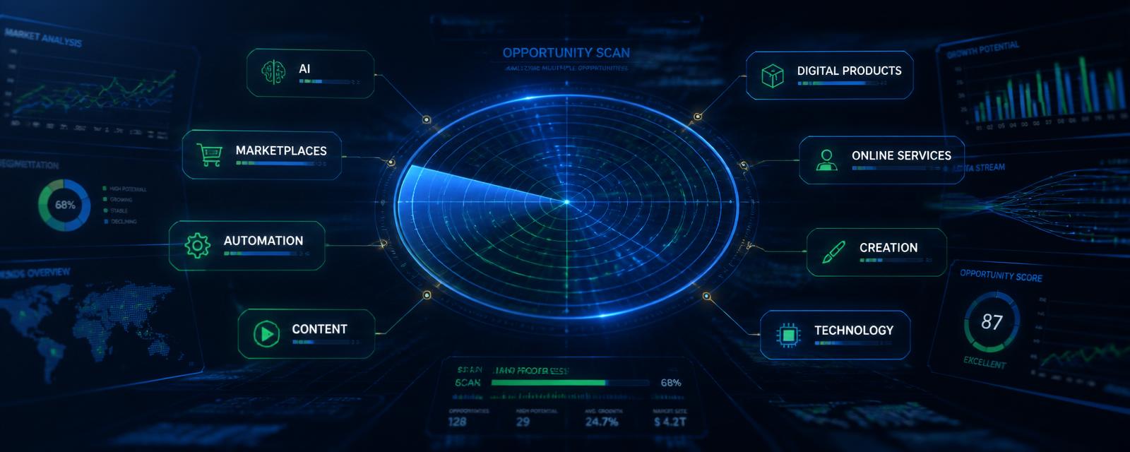 Imagem tecnológica da nova oportunidade em análise